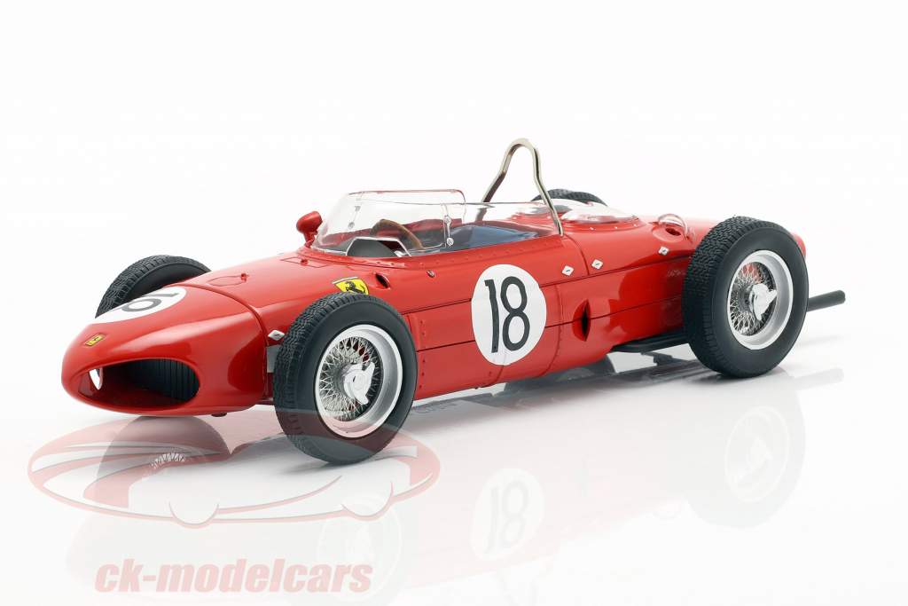 Richie Ginther Ferrari 156 Sharknose #18 Frankreich GP Formel 1 1961 1:18 CMR