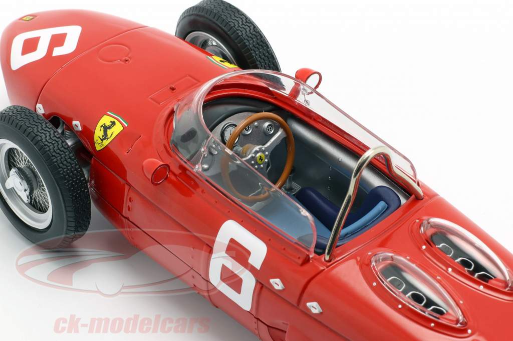 Richie Ginther Ferrari 156 naso di squalo #6 3° belga GP formula 1 1961 1:18 CMR