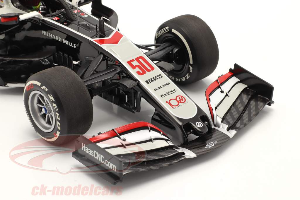 Mick Schumacher Haas VF-20 #50 FP1 Abu Dhabi GP formel 1 2020 1:18 Minichamps
