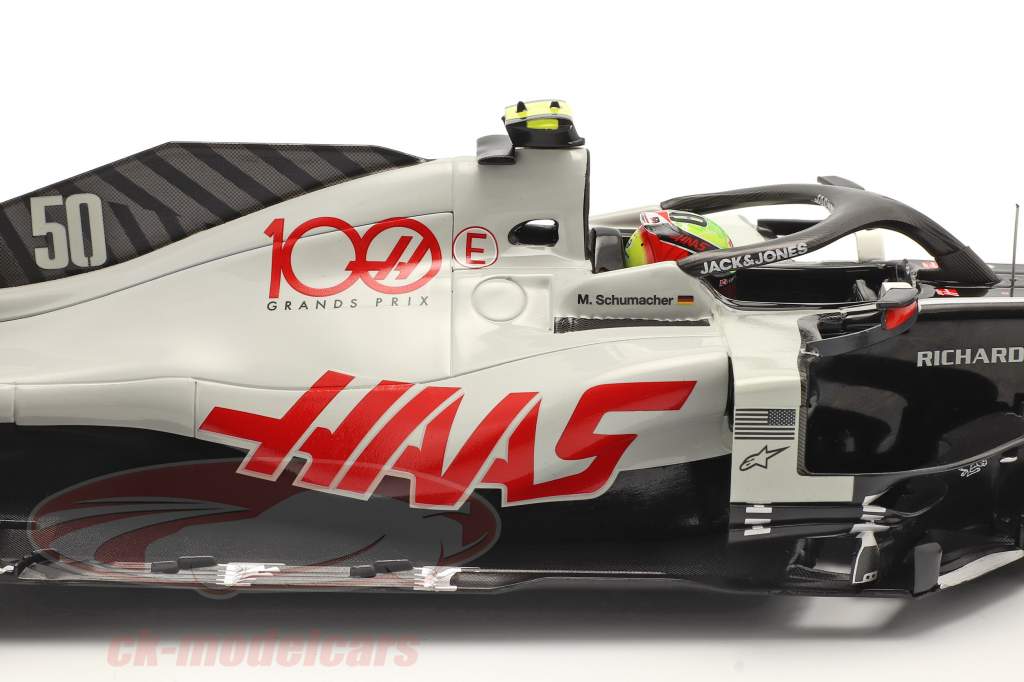 Mick Schumacher Haas VF-20 #50 FP1 Abu Dhabi GP formel 1 2020 1:18 Minichamps