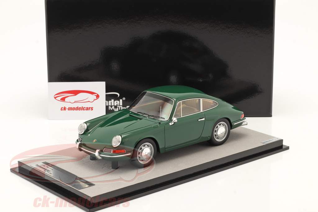 Porsche 911T Version rue 1968 vert foncé 1:18 Tecnomodel