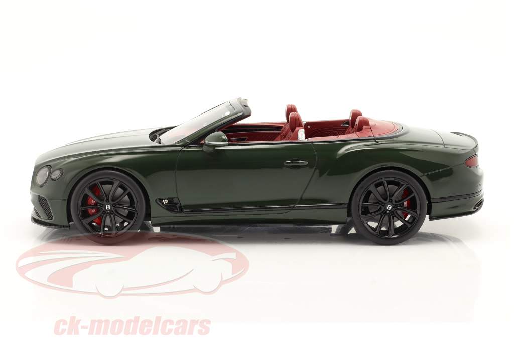 Bentley Continental GT Convertible 2019 british racing vert 1:18 TrueScale