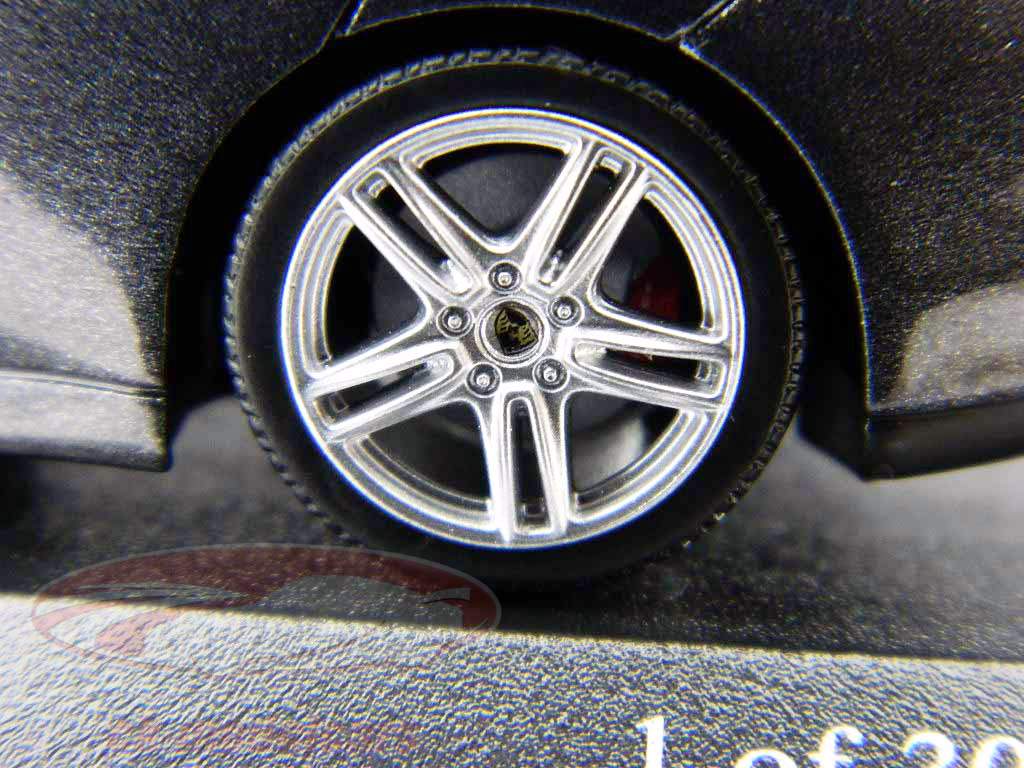 Porsche Panamera Turbo de construction 2009 gris métallisé / gris métallique Minichamps 1:43