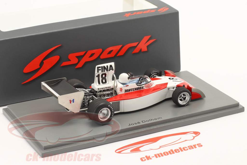 Jose Dolhem Surtees TS16 #18 Estados Unidos GP fórmula 1 1974 1:43 Spark
