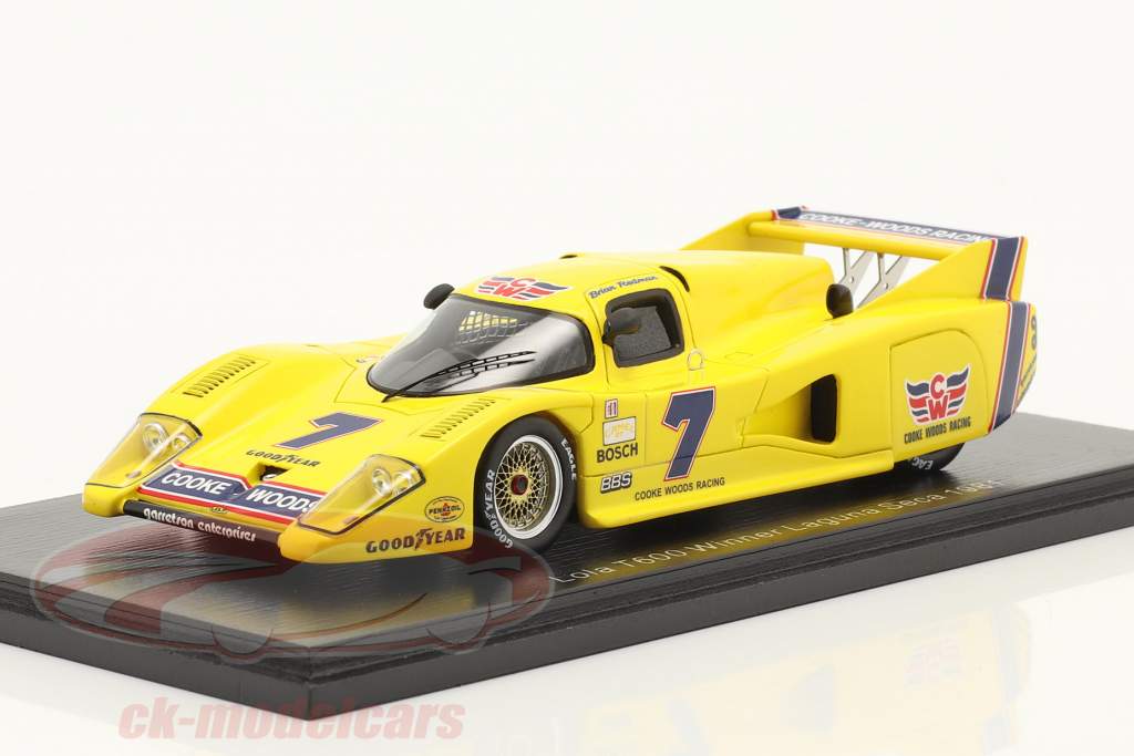 Lola T600 #7 Vinder 100 Miles Laguna Seca 1981 Redman 1:43 Spark