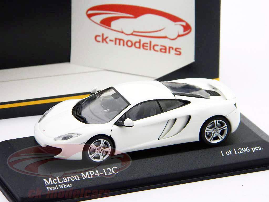 McLaren MP4-12C Année 2011 blanc perle 1:43 Minichamps