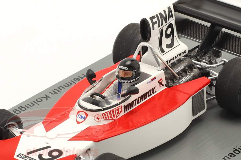Helmuth Koinigg Surtees TS16 #19 canadense GP Fórmula 1 1974 1:43 Spark