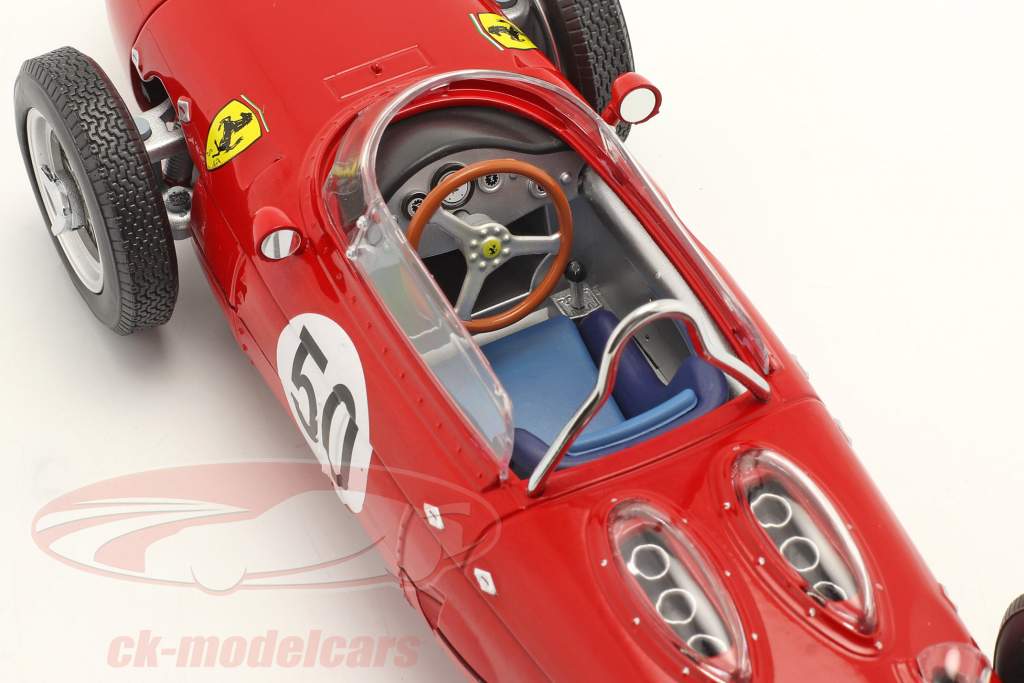G. Baghetti Ferrari 156 Sharknose #50 ganador francés GP fórmula 1 1961 1:18 CMR