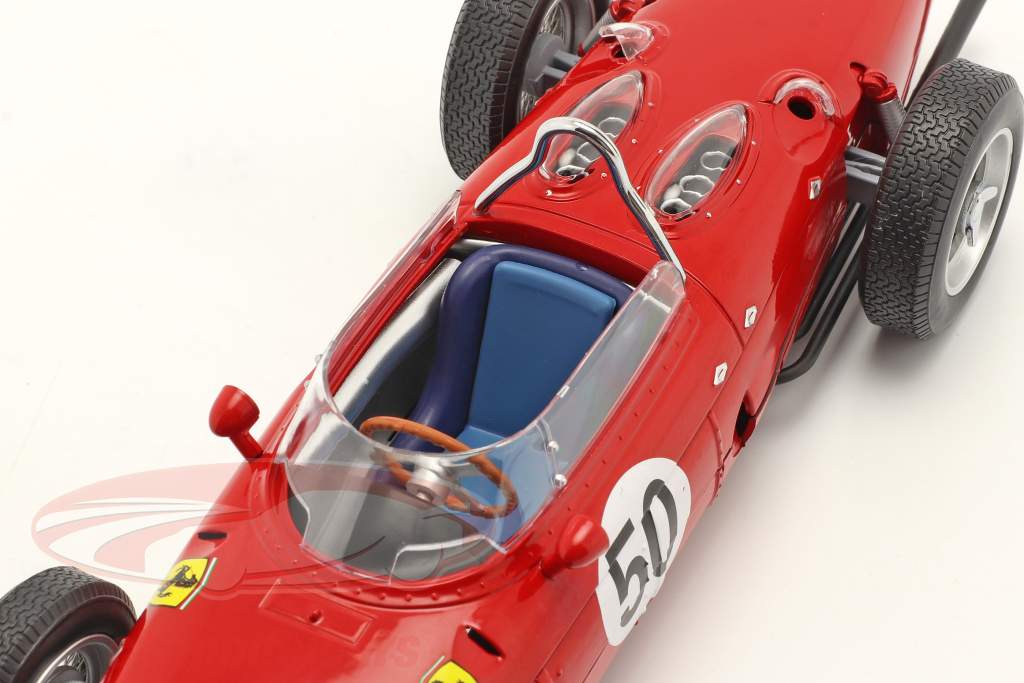 G. Baghetti Ferrari 156 Sharknose #50 gagnant français GP formule 1 1961 1:18 CMR