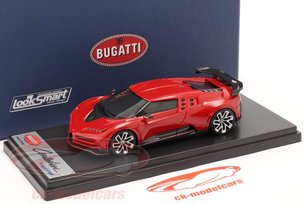 Bugatti Centodieci Année de construction 2019 italien rouge 1:43 LookSmart