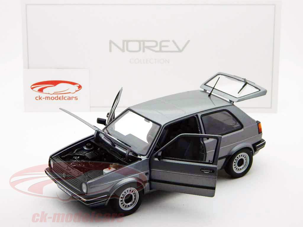 フォルクスワーゲンVWゴルフII CLメタリックグレー/グレーメタリック1時18ノレブ