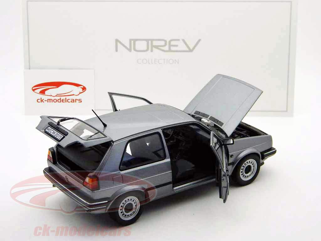 フォルクスワーゲンVWゴルフII CLメタリックグレー/グレーメタリック1時18ノレブ