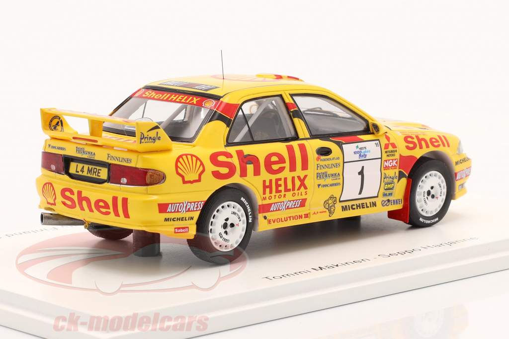 Mitsubishi Lancer Evo III #1 勝者 Rallye 1000 Lakes フィンランド 1995 1:43 Spark