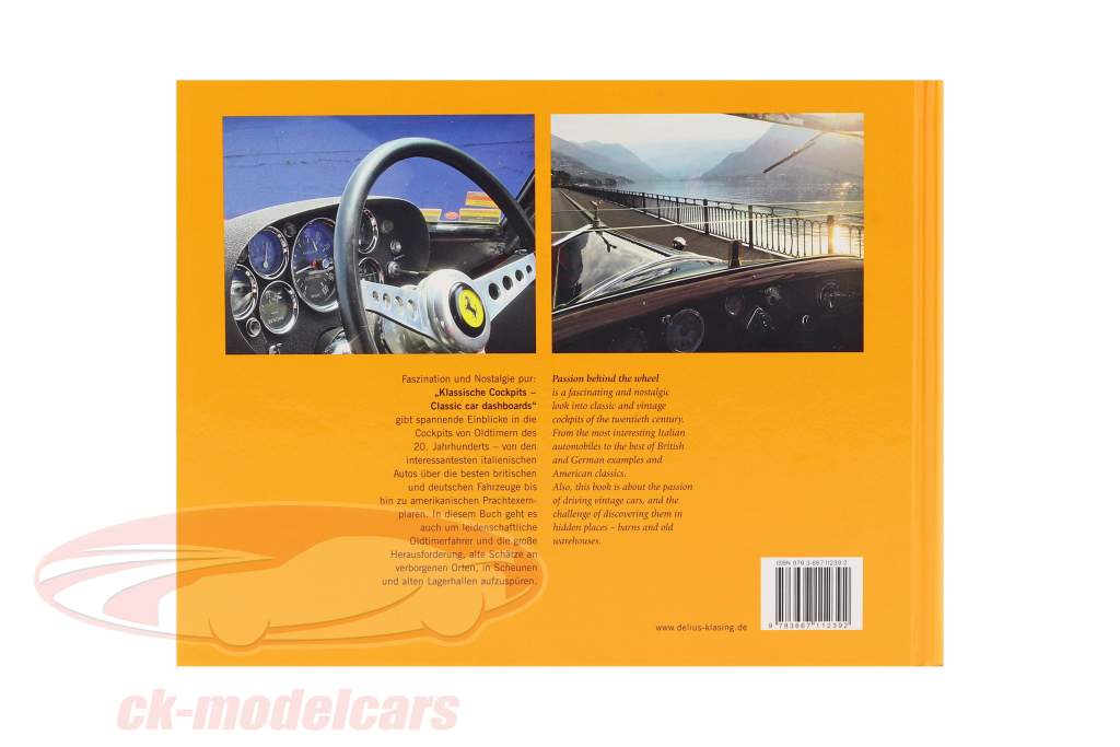Buch: Klassische Cockpits - Passion behind the wheel (deutsch & englisch)