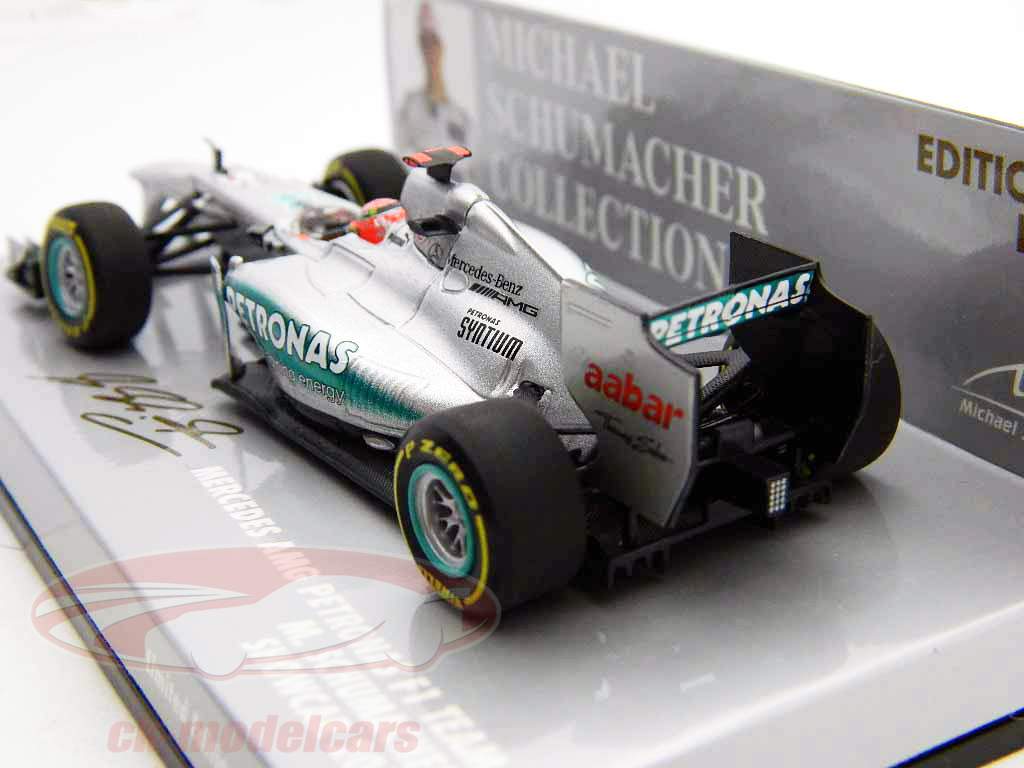 M. Schumacher Mercedes W03 Showcar AMG Petronas formula 1 2012 1:43 Minichamps