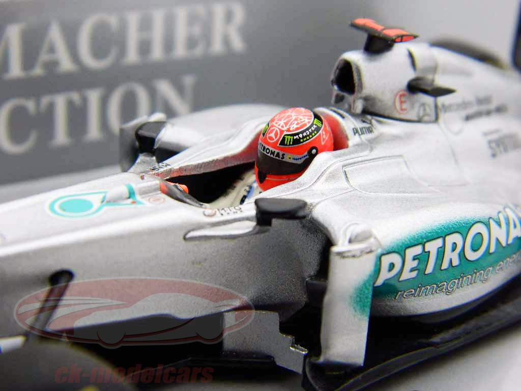 M. Schumacher Mercedes W03 Showcar AMG Petronas formula 1 2012 1:43 Minichamps