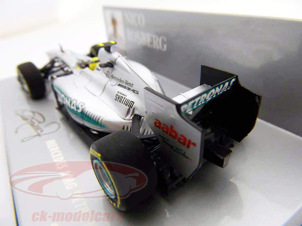 Nico Rosberg Mercedes W03 Showcar AMG Petronas formula 1 2012 1:43 Minichamps