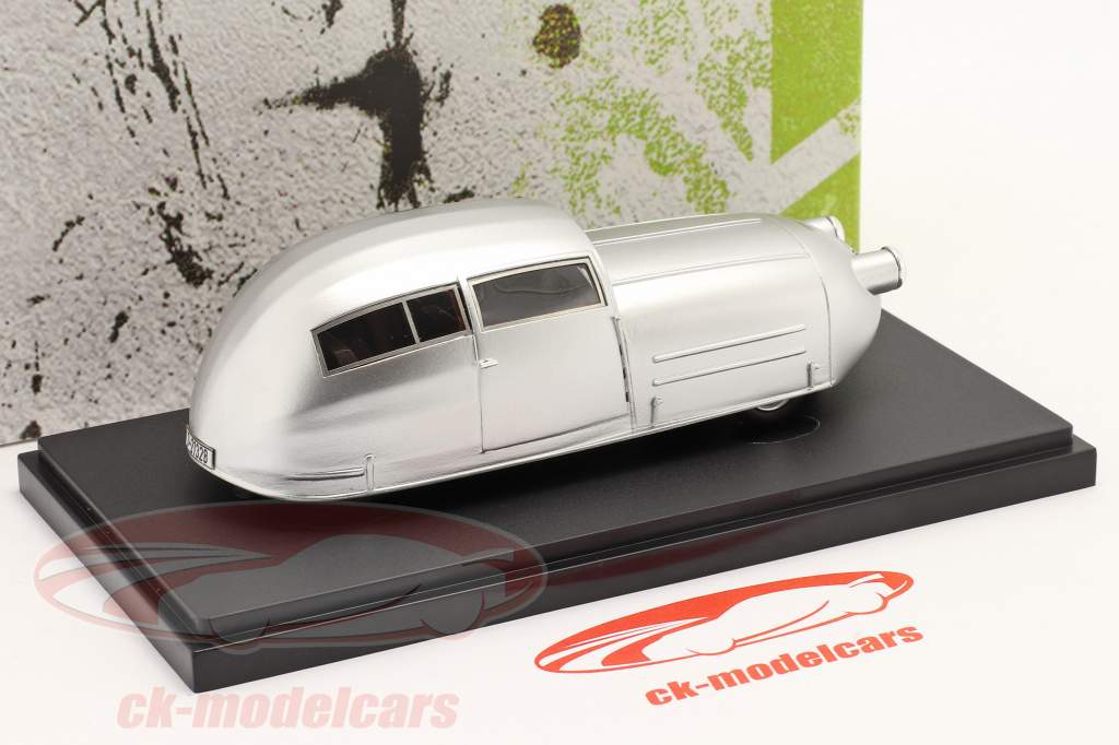 Espenlaub / Wanderer Strømlinet køretøj Byggeår 1928 sølv 1:43 AutoCult