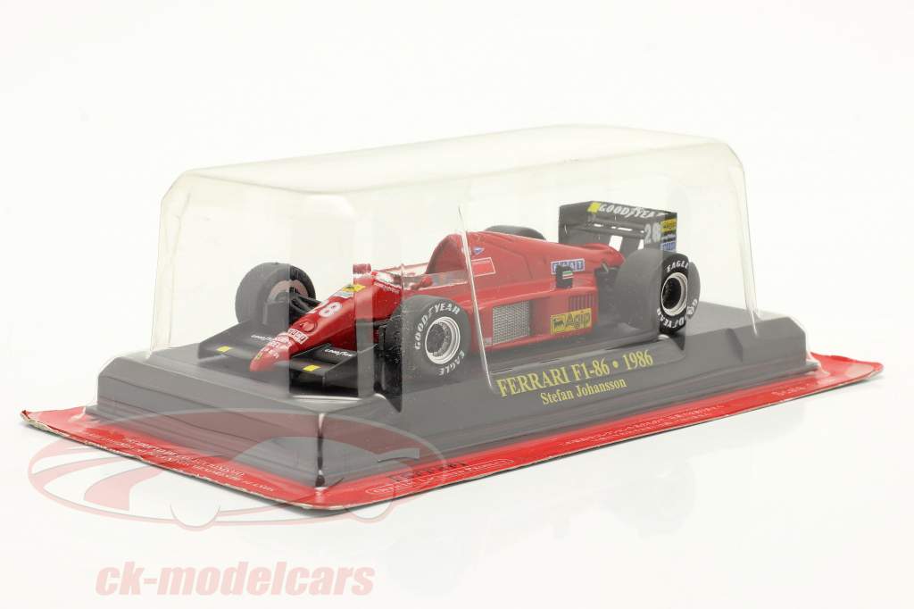 Stefan Johansson Ferrari F1-86 #28 fórmula 1 1986 1:43 Altaya