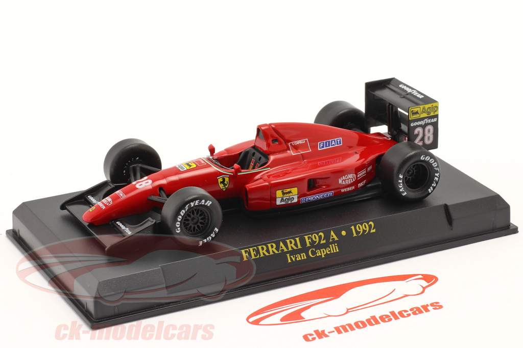 Ivan Capelli Ferrari F92A #28 formule 1 1992 1:43 Altaya