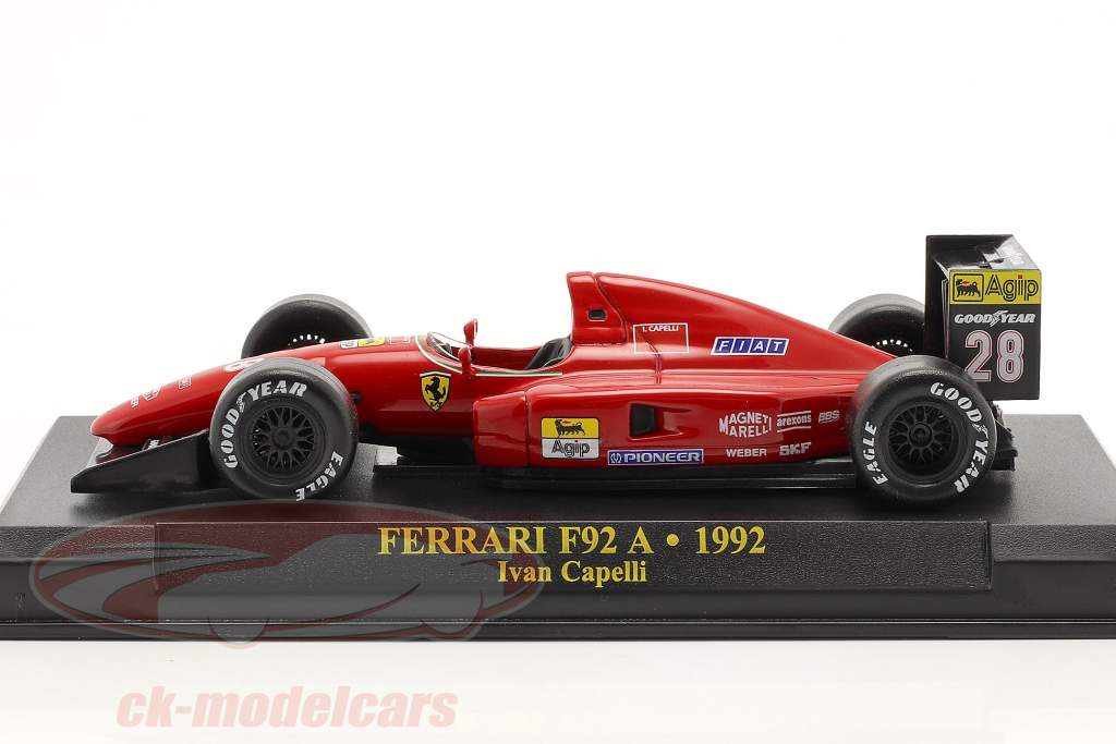 Ivan Capelli Ferrari F92A #28 formule 1 1992 1:43 Altaya
