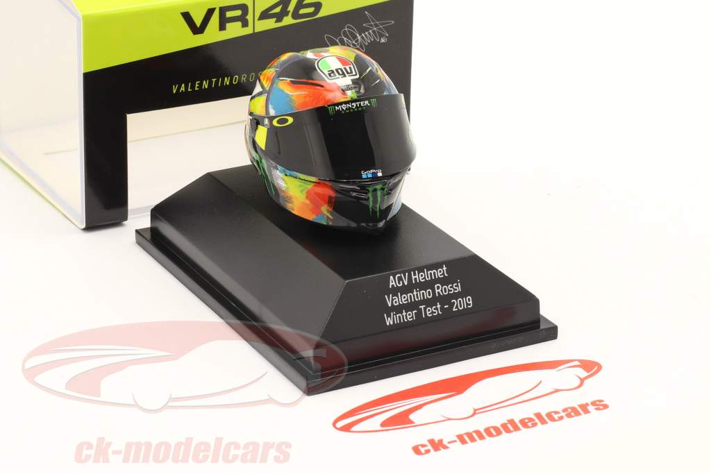 PMA ミニチャンプス 1/8 ロッシ ヘルメット ウィンターテスト2019 Minichamps 1:8 Valentino Rossi Winter Test MotoGP 2019 AGV