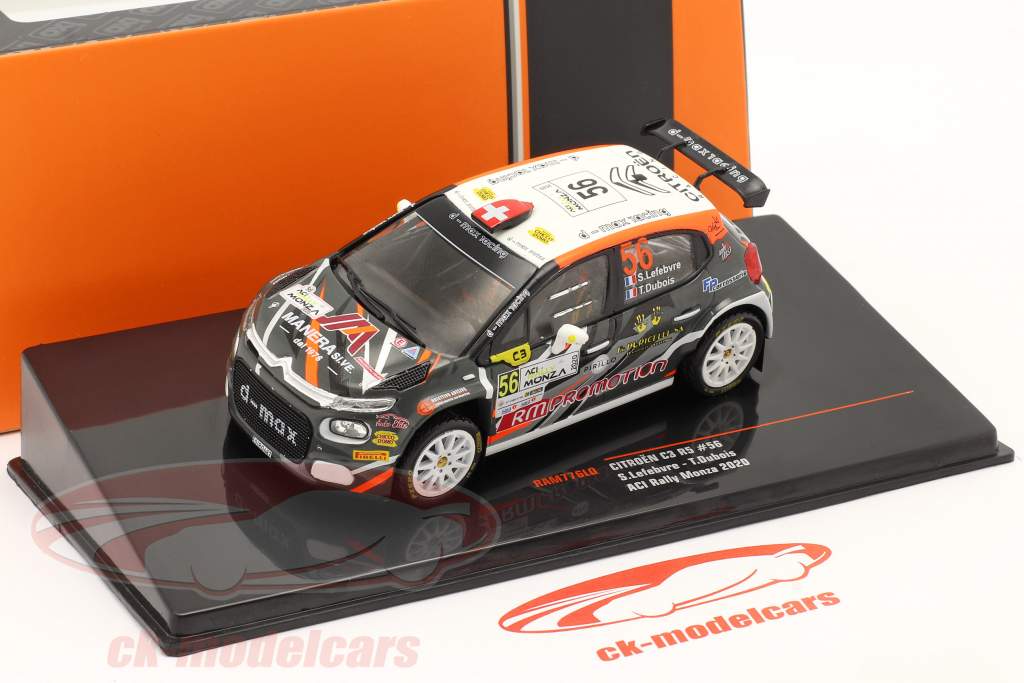 Citroen C3 R5 #56 12th Rallye Monza 2020 Lefebvre, Dubois 1:43 Ixo