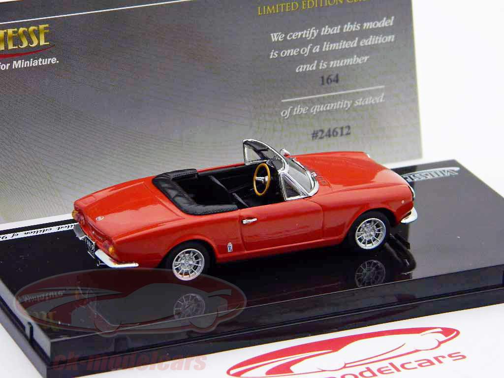 Fiat 124 Spider AS rosso 1:43 Vitesse