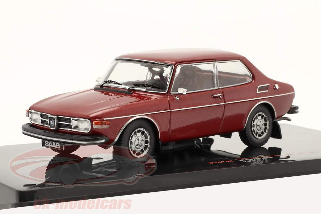 Saab 99 EMS Año de construcción 1972 rojo oscuro 1:43 Ixo