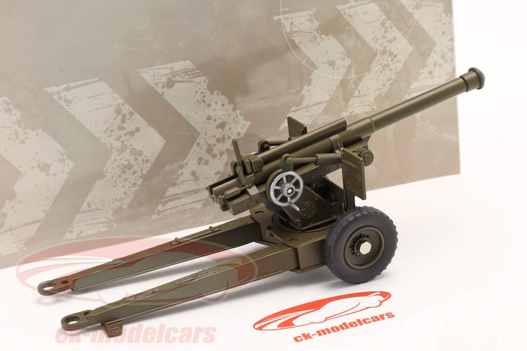 Canon Howitzer 105mm dark olive 1:48 Solido