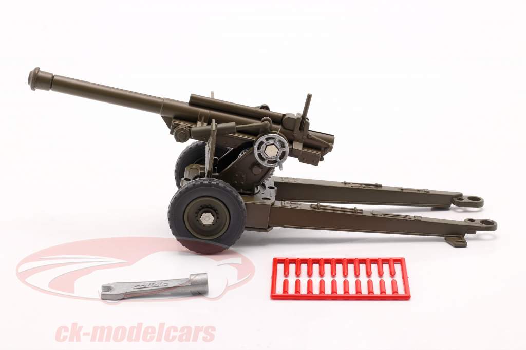 Canon Howitzer 105mm dark olive 1:48 Solido