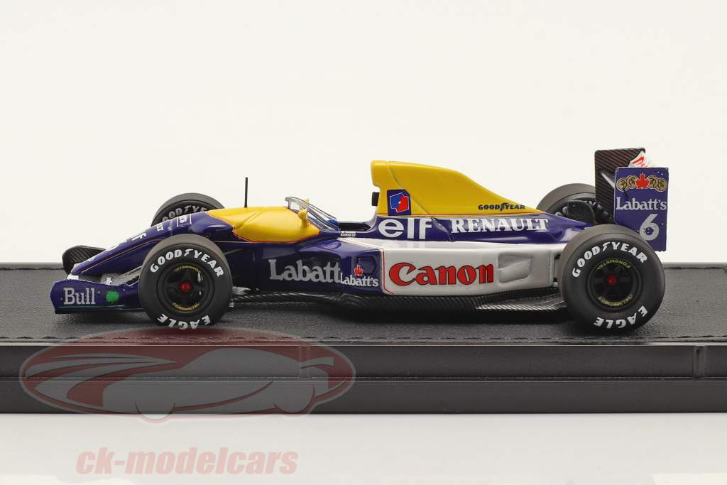 Riccardo Patrese Williams FW14B #6 formel 1 1992 1:43 GP Replicas