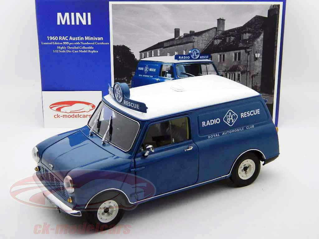 Mini Royal Automobile Club Austin Minivan blu / blu 1:12 SunStar