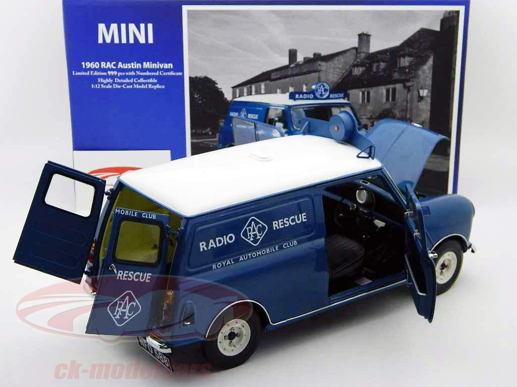 Mini Royal Automobile Club Austin Minivan blu / blu 1:12 SunStar