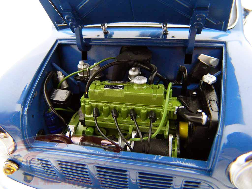 ミニロイヤルオートモービルクラブオースティンミニバンブルー/ブルー1時12分サンスター