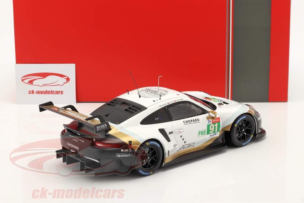 Porsche 911 (991) RSR #91 2nd LMGTE Pro 24h LeMans 2019 Porsche GT Team 1:18 Ixo