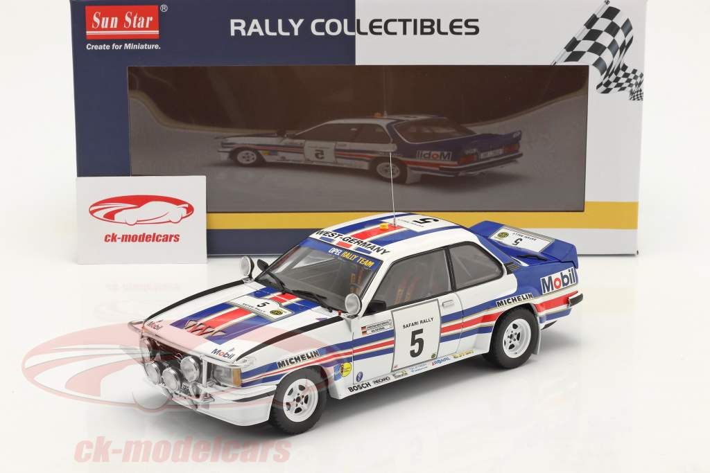 Opel Ascona 400 #5 2nd Safari Rallye 1982 Röhrl, Geistdörfer 1:18 SunStar