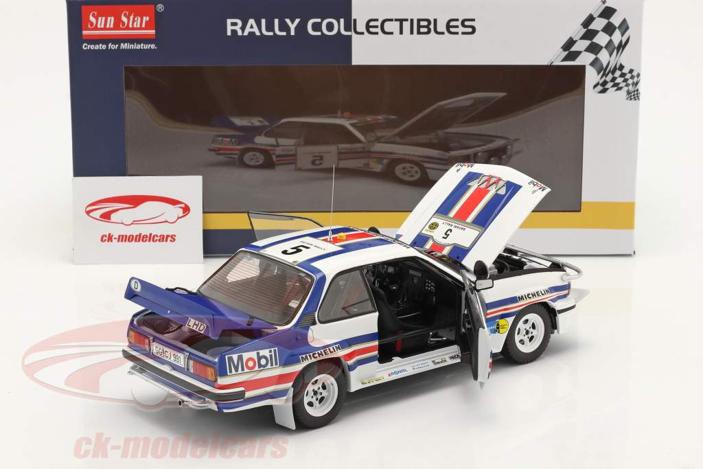Opel Ascona 400 #5 2e Safari Rallye 1982 Röhrl, Geistdörfer 1:18 SunStar