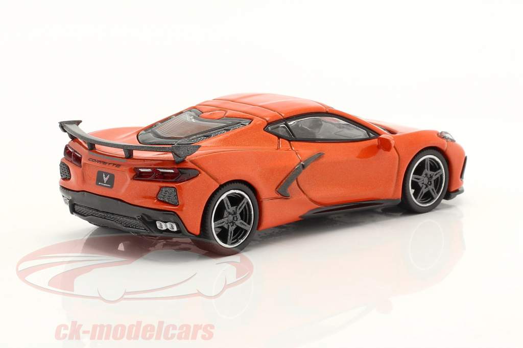 Chevrolet Corvette C8 Stingray LHD Año de construcción 2020 Sebring naranja 1:64 TrueScale