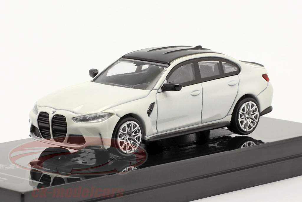 BMW M3 G80 year 2020 frozen white 1:64 Paragon Models
