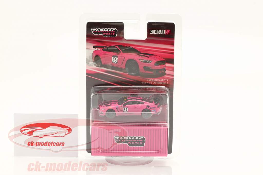 Ford Mustang GT4 #55 Pirelli World Challenge 2018 1:64 Tarmac Works