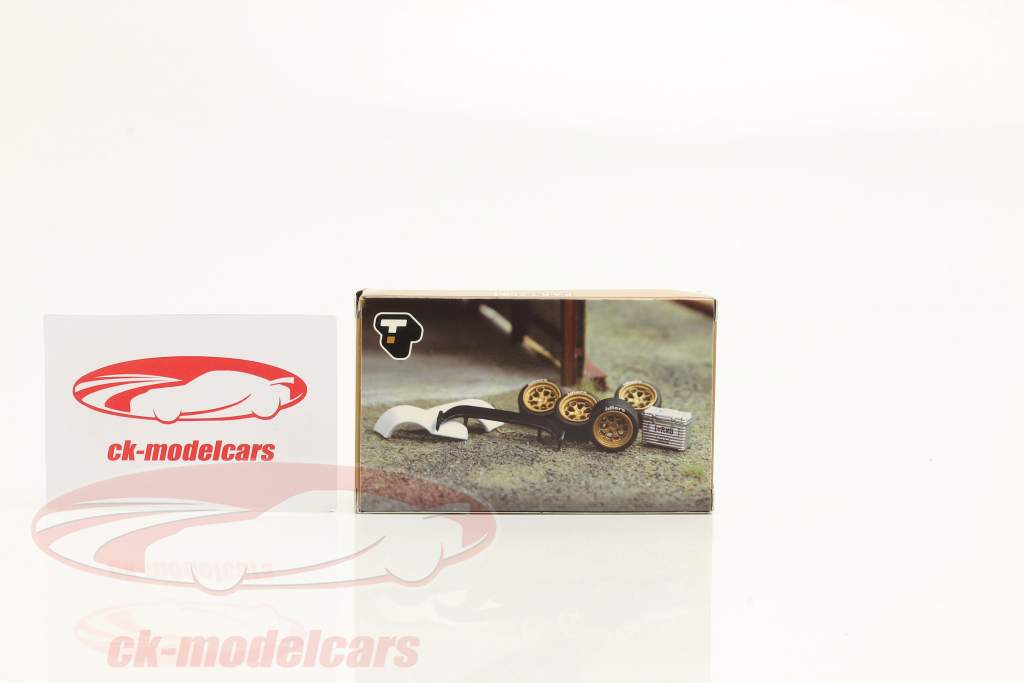 Jeu de pneus Rotiform HUR pour modèles RWB 1:64 Tarmac Works