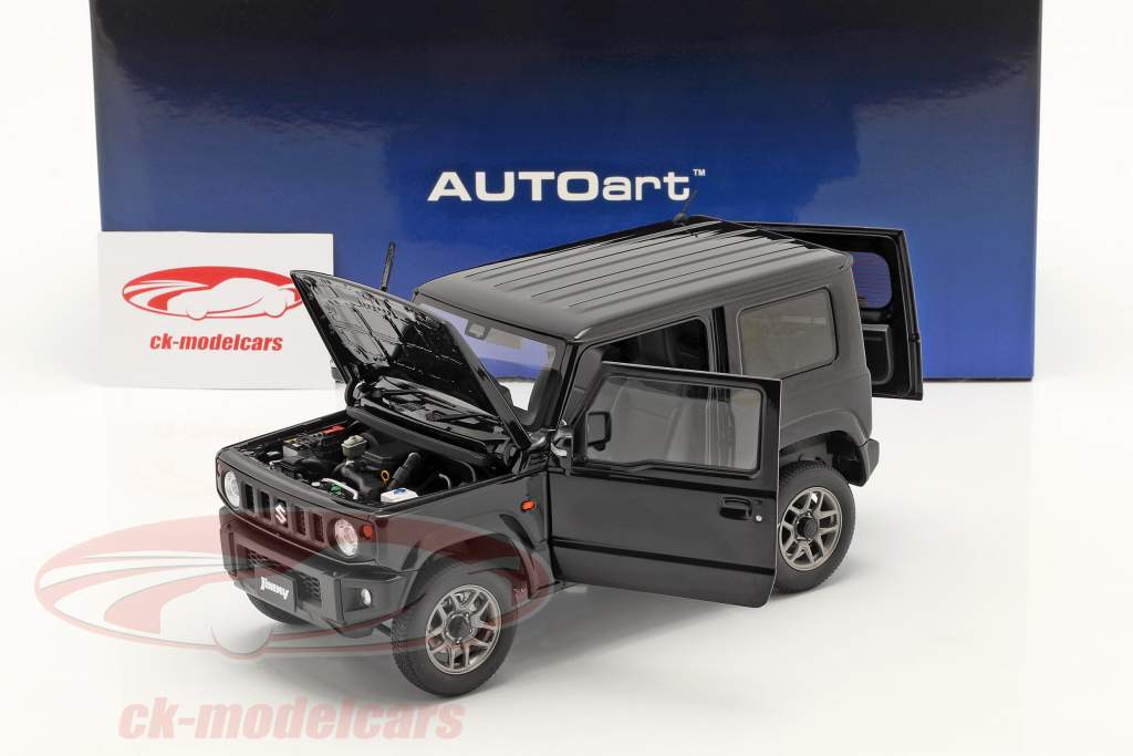 Suzuki Jimny (JB64) RHD Año de construcción 2018 negro 1:18 AUTOart