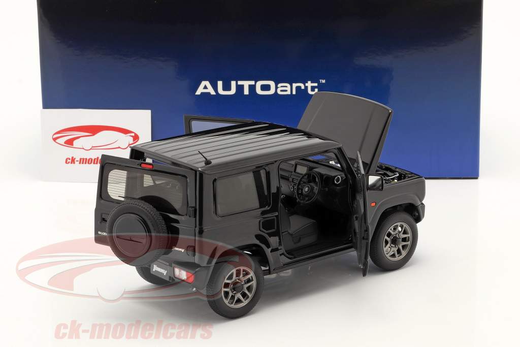 Suzuki Jimny (JB64) RHD Año de construcción 2018 negro 1:18 AUTOart
