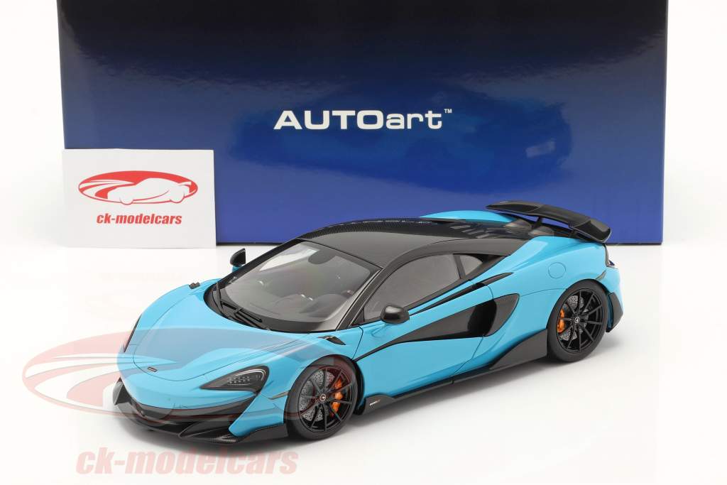 McLaren 600LT Année de construction 2019 fistral bleu 1:18 AUTOart