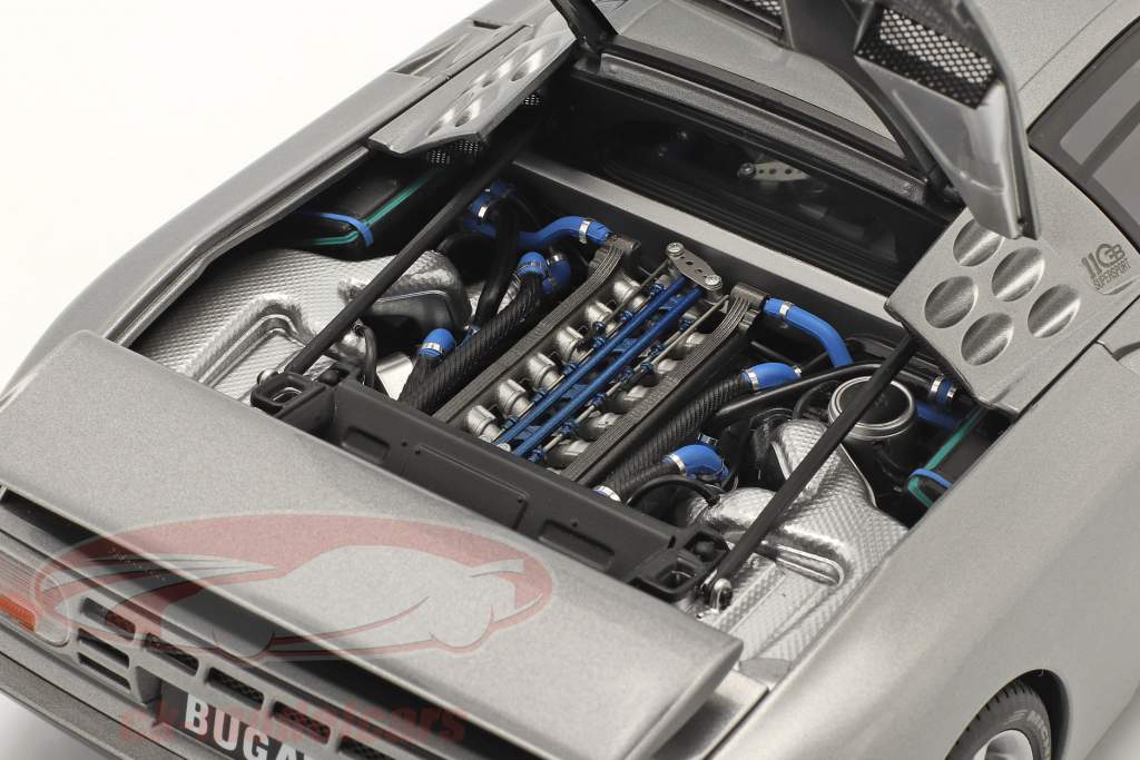 Bugatti EB 110 SS Année de construction 1992 gris métallique 1:18 AUTOart