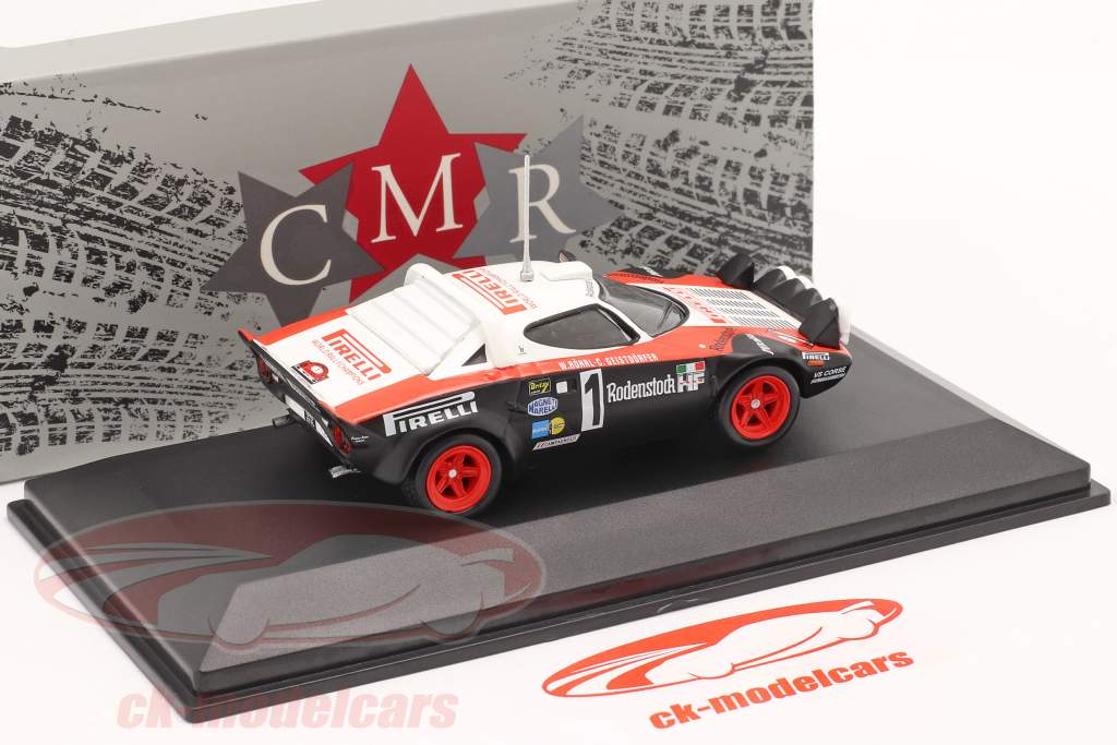 Lancia Stratos HF #1 Winner Hunsrück Rallye 1978 Röhrl, Geistdörfer 1:43 CMR