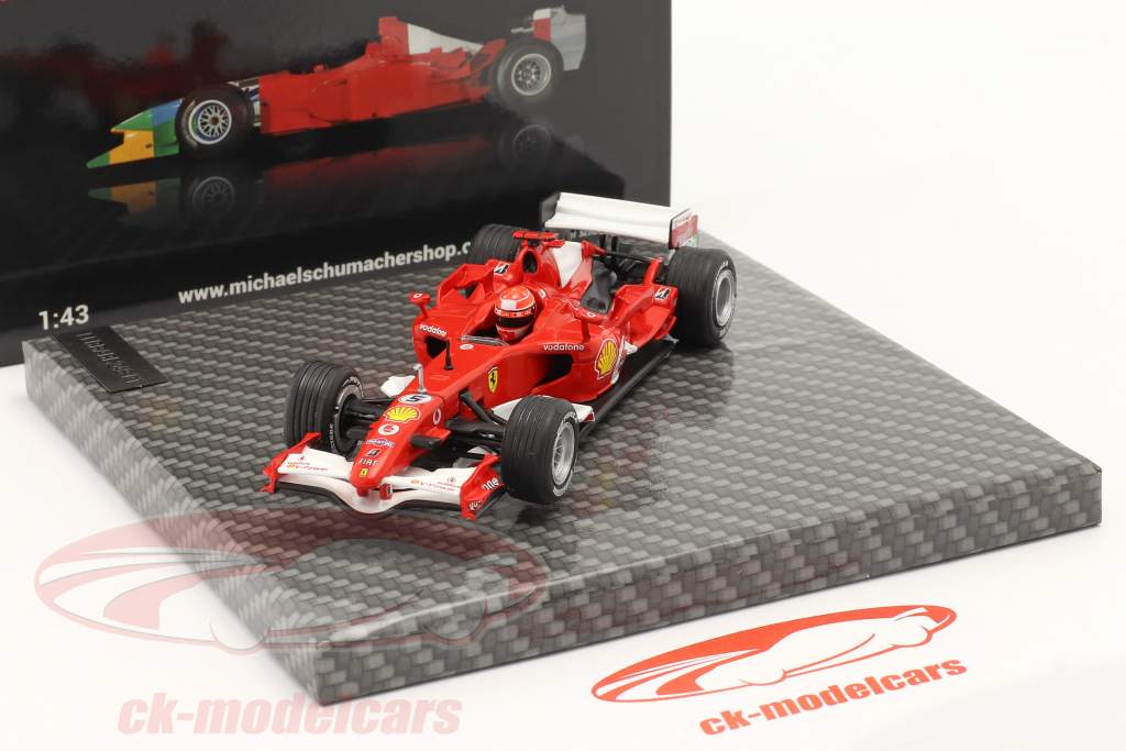 Michael Schumacher Ferrari 248 F1 #5 gagnant San Marino GP formule 1 2006 1:43 Ixo