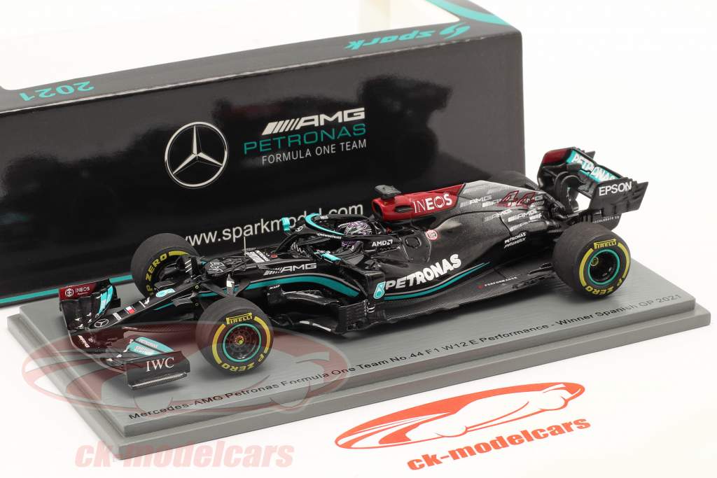 L. Hamilton Mercedes-AMG F1 W12 #44 ganador Español GP fórmula 1 2021 1:43 Spark