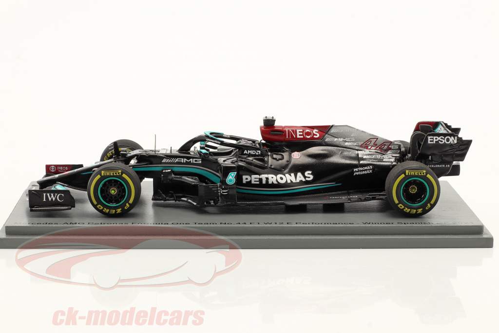 L. Hamilton Mercedes-AMG F1 W12 #44 winnaar Spaans GP formule 1 2021 1:43 Spark
